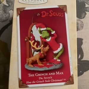 Dr. Seuss Red Holiday Ornament Box